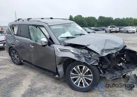 2020 Nissan Armada Sl 4Wd z USA, uszkodzony, nr VIN JN8AY2NC3L9621264